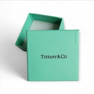 Tiffany & Co Empty Jewelry Box turquoise 2.75" square